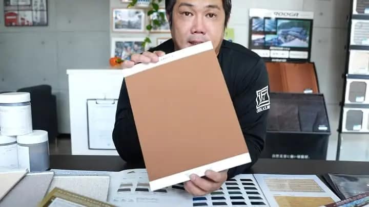 色見本の種類|2.塗料を塗った塗り板|