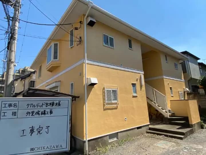 施工完了時の様子|CHIKAZAWA|所沢市、狭山市、川越市、東村山市の地域密着型施工会社|外壁工事、屋根工事、塗装工事、雨樋工事、内装工事を中心とした施工・修理・修繕が得意な職人集団です!所沢市、狭山市、川越市、東村山市のお客様とお客様の住まいについて一緒に考えるアットホームな施工会社です。