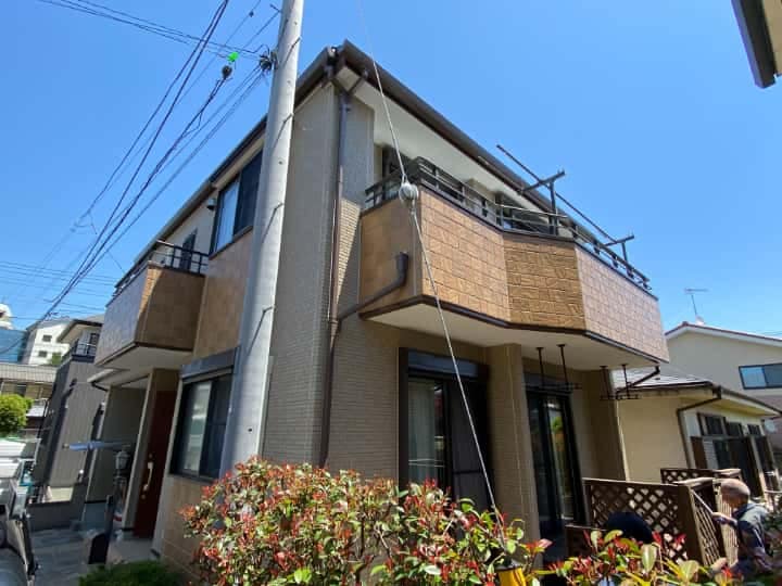 施工完了時の様子|CHIKAZAWA|所沢市、狭山市、川越市、東村山市の地域密着型施工会社|外壁工事、屋根工事、塗装工事、雨樋工事、内装工事を中心とした施工・修理・修繕が得意な職人集団です!所沢市、狭山市、川越市、東村山市のお客様とお客様の住まいについて一緒に考えるアットホームな施工会社です。