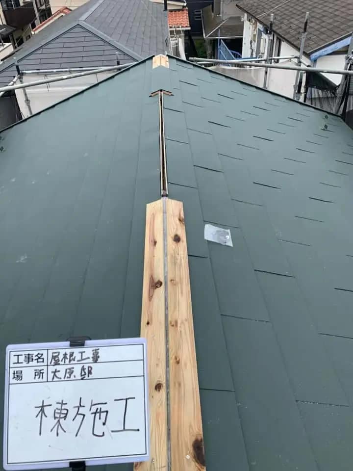 施工中の様子|CHIKAZAWA|所沢市、狭山市、川越市、東村山市の地域密着型施工会社|外壁工事、屋根工事、塗装工事、雨樋工事、内装工事を中心とした施工・修理・修繕が得意な職人集団です!所沢市、狭山市、川越市、東村山市のお客様とお客様の住まいについて一緒に考えるアットホームな施工会社です。