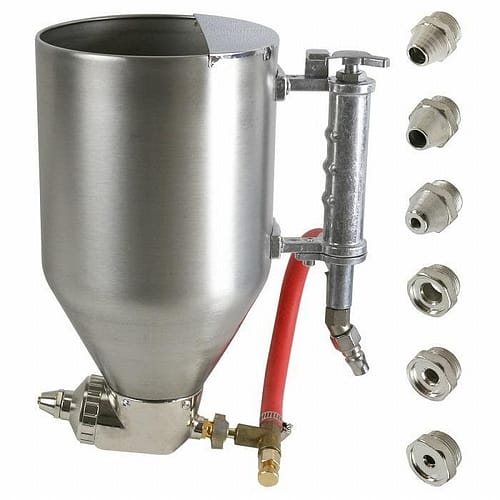 リシンガン|建築塗装用のエアースプレーガン・3.5L・モルタル用の外壁の吹付塗装