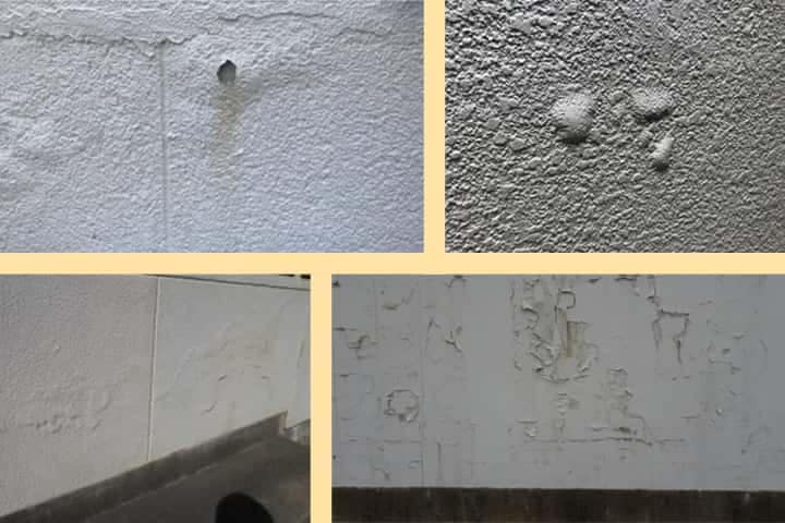 塗料の塗膜の剥がれ・膨れ・変退色の4つの例|ボコボコ・ぷくぷく膨れる現象とその理由