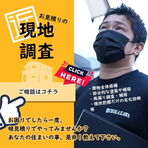 外壁塗装・屋根塗装・雨漏り・雨樋・雨漏りの調査などでお困りの場合には現地調査・お見積り下さい。